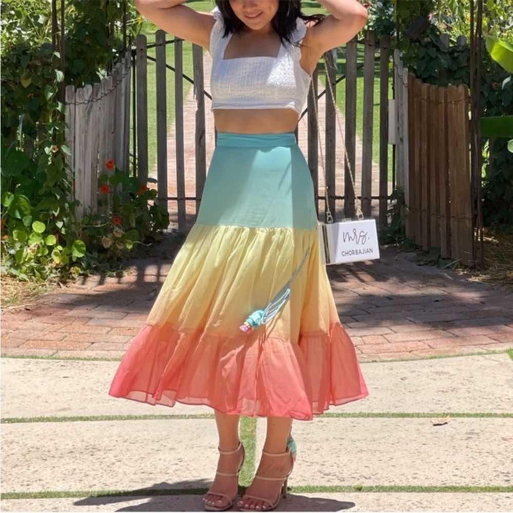 Rococo Sand Cole Skirt Multicolor New Size Small